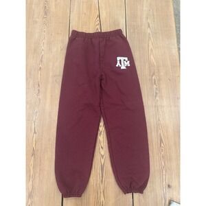 Youth Texas A&M Aggies Sweatpants Maroon Jerzees Size‎ M